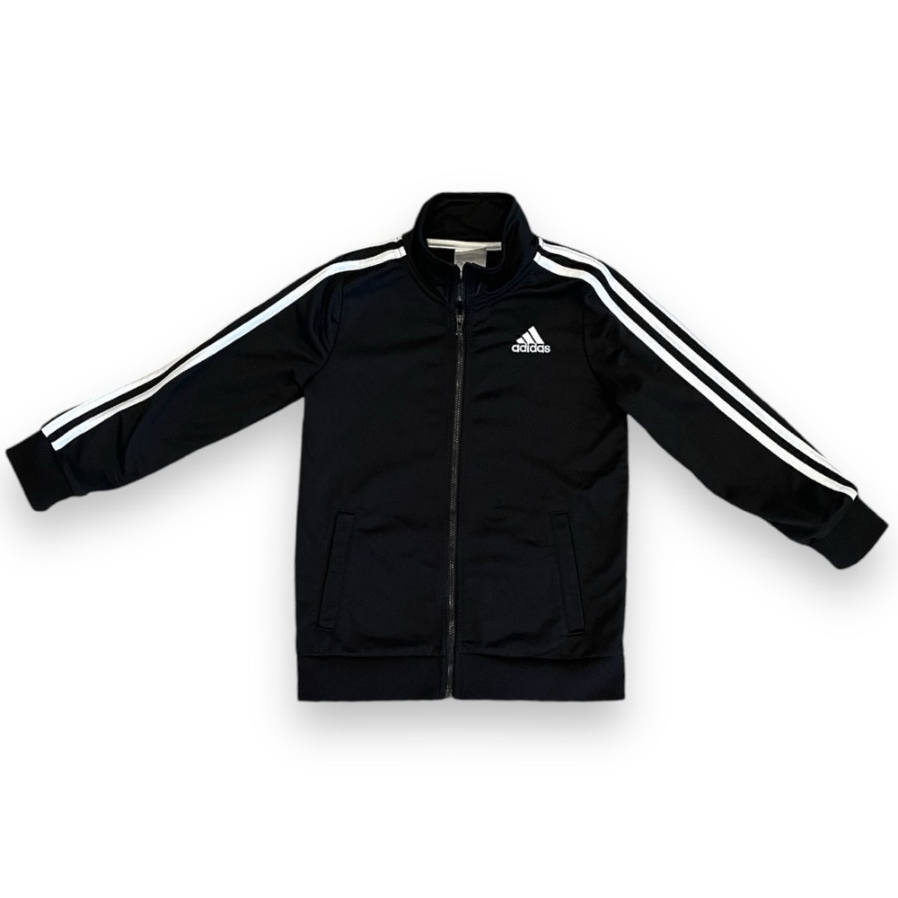 Adidas three strip zip up.